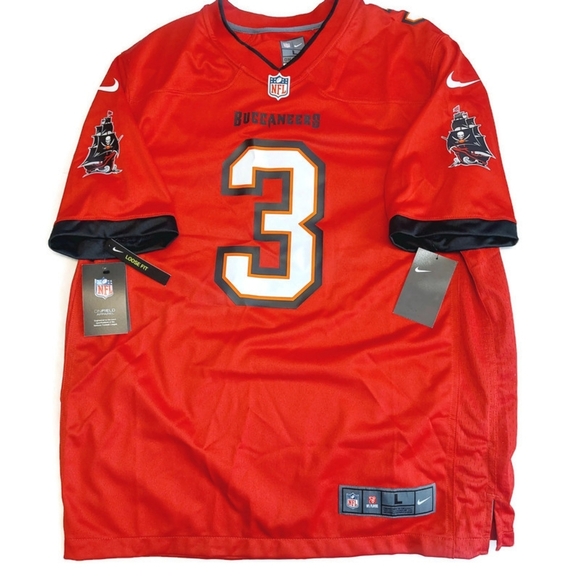 Nike Tampa Bay Buccaneers Jersey Mens Size L Jameis Winston #3 On Field Red - Picture 1 of 10